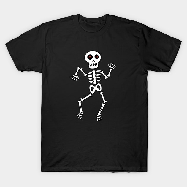 Dancing skeleton T-Shirt by JoanaJuheLaju1